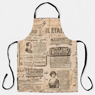 Creative vintage style background. Paper texture. Apron