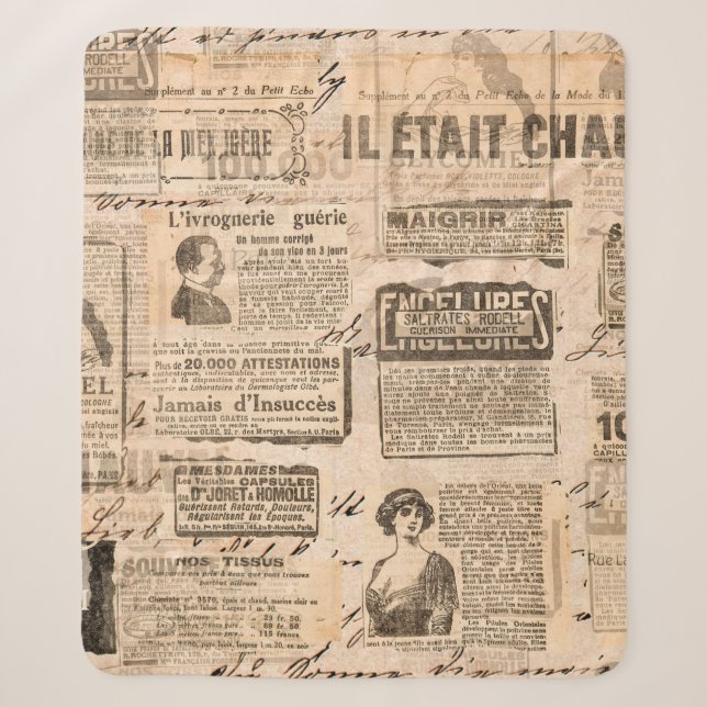 Creative vintage style background. Paper texture.  Sherpa Blanket (Front)
