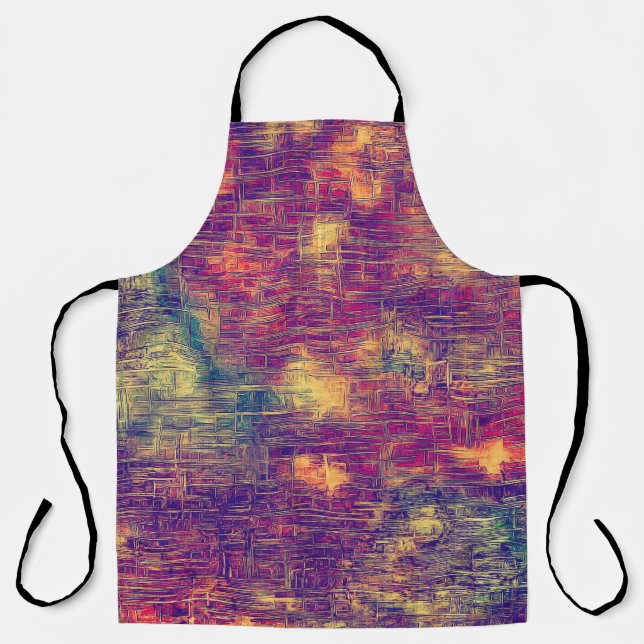 Creative vintage surface texture, close up grunge  apron (Front)