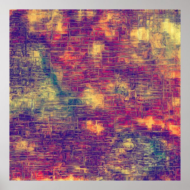 Creative vintage surface texture, close up grunge  poster (Front)