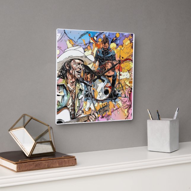 Creative Wall Clock from Nickys Creative Art (Office)