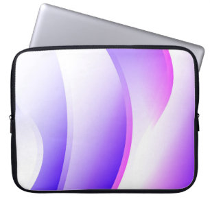 Creative Waves. Futuristic Technology Style Backgr Laptop Sleeve