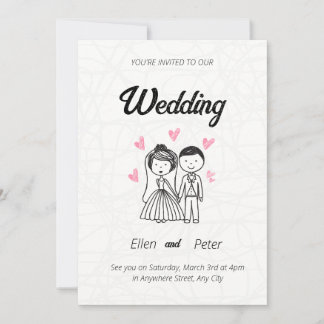 Creative wedding Invitation