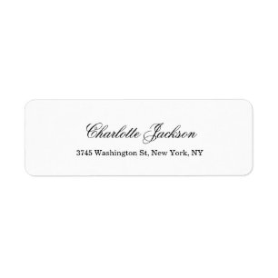 Creative White Minimalist Professional Script