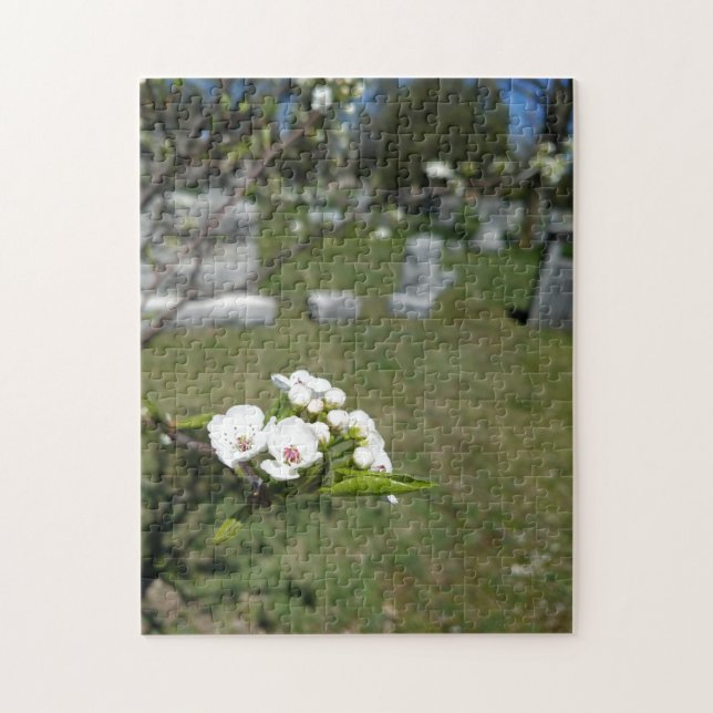 Creative white tree photo jigsaw puzzle (Vertical)
