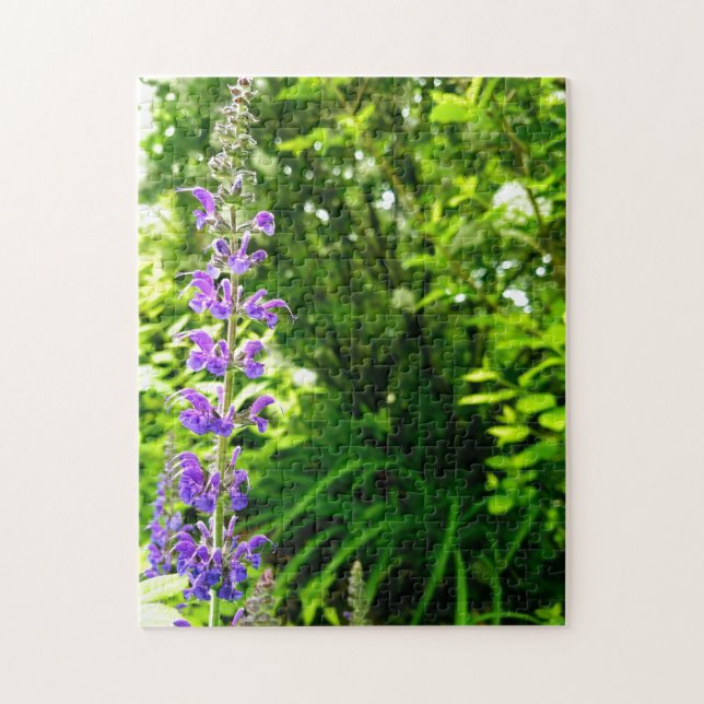 Creative wild flower walk photo jigsaw puzzle (Vertical)