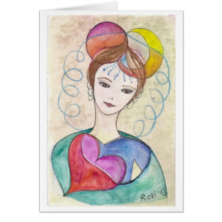 Creative woman - Print of my original illustration
