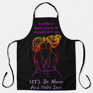 Creative women bonding over BBQ in playful aprons