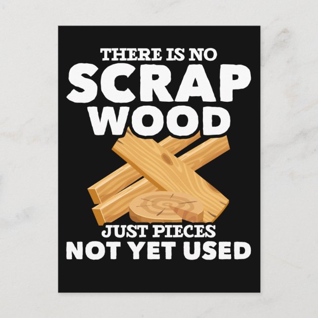 Creative Woodworker Father Handyman Carpenter Postcard (Front)