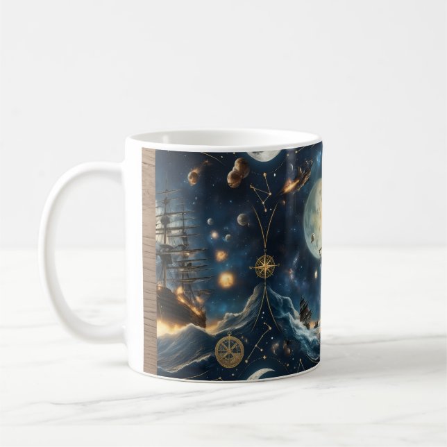 Creative wrapping papers coffee mug (Left)