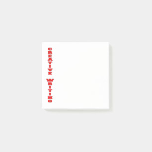 Creative Writing Post-it Notes