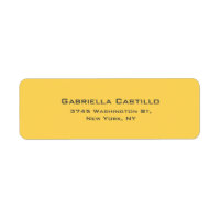 Creative Yellow Colour Plain Elegant Simple