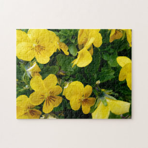 Creative yellow flower tree photo jigsaw puzzle