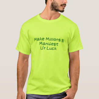 Creatively yours! Letter art resonates luck T-Shirt