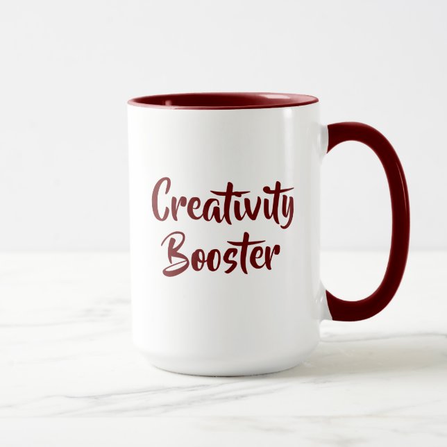 Creativity Booster Funny Coffee Mug (Right)