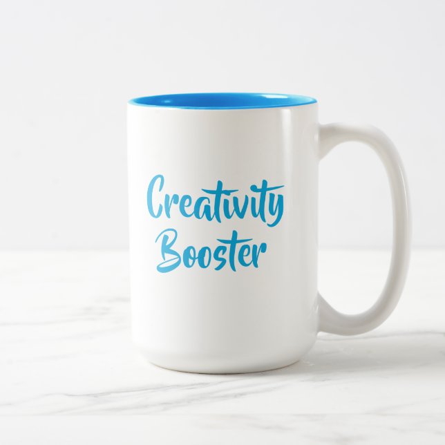 Creativity Booster Funny Two-Toned Coffee Mug (Right)