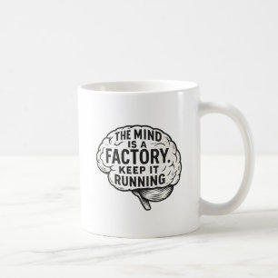 Creativity Focus Black Typography Creatives  Coffee Mug