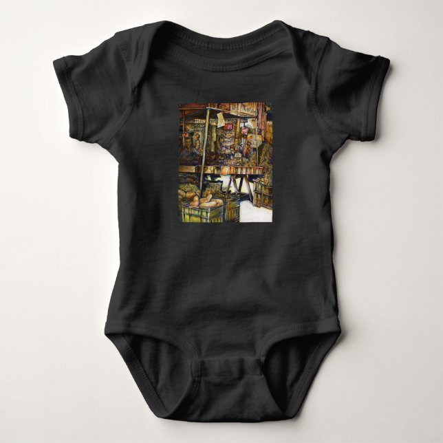 Creativity Glimmer All the Brighter Baby Bodysuit (Front)
