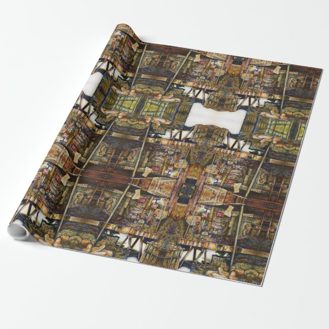 Creativity Glimmer All the Brighter Wrapping Paper (Unrolled)