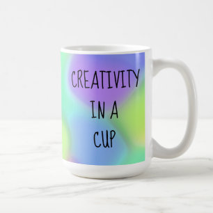 Creativity in a Cup Colourful Coffee Mug