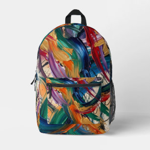 Creativity In Every Detail Printed Backpack