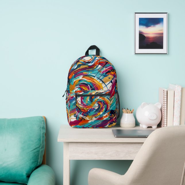 Creativity In Every Detail Printed Backpack (Insitu)