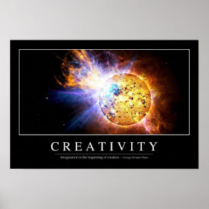 Creativity: Inspirational Quote Poster