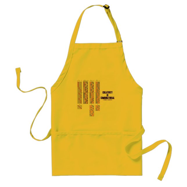 Creativity Is Combinatorial (Permutations) Standard Apron (Front)
