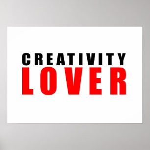 Creativity lover poster