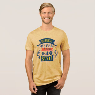 Creativity Never Fades - Vintage Tri-Blend Shirt