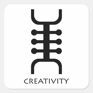 Creativity ( Osidan ) Adinkra Symbol Sticker
