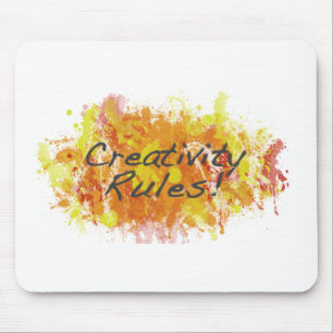 Creativity Rules! Mouse Mat