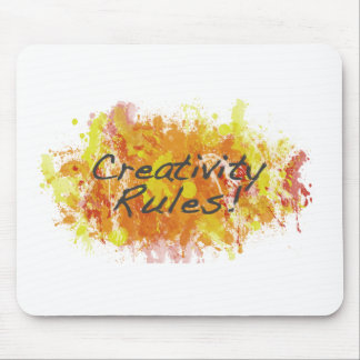 Creativity Rules! Mouse Mat
