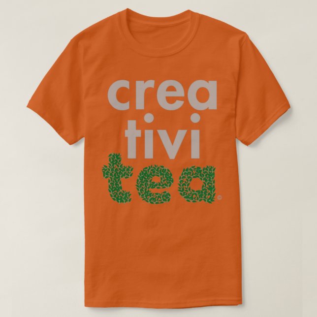 Creativity Tea Lovers grey T-Shirt (Design Front)