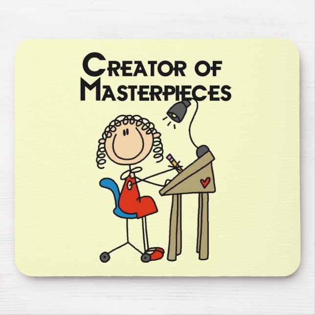 Creator of Masterpieces Tshirts and Gifts Mouse Mat (Front)