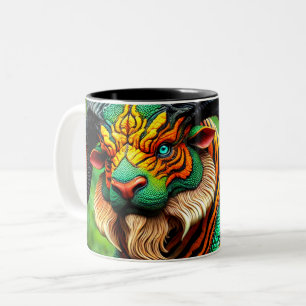Creature Art Two-Tone Coffee Mug