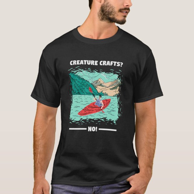 Creature Crafts No! Whitewater Kayaking T-Shirt (Front)