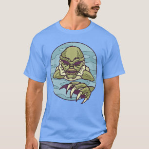 Creature From A Lagoon Iconic Horror Monster Art v T-Shirt