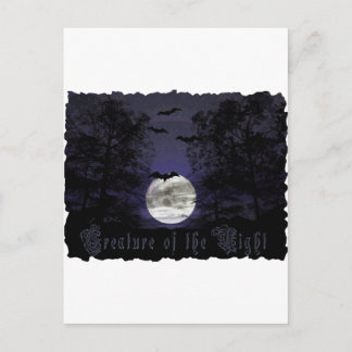 Creature of the Darkest Night Postcard