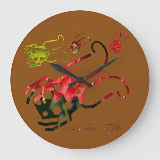 creature style large clock (Front)