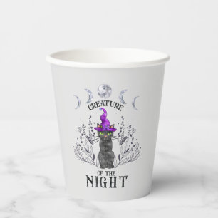 Creatures of the Night – Halloween Black Cat Paper Cups