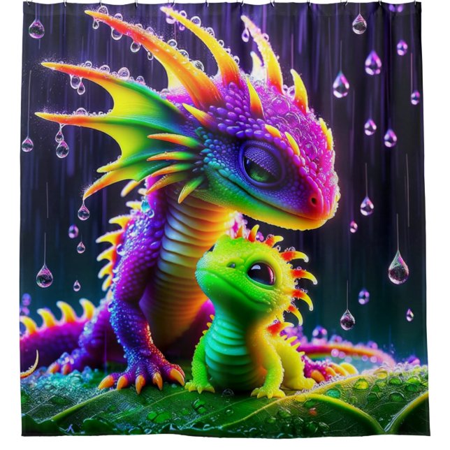 Creatures Shower Curtain (Front)