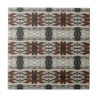 Credenza Tree Bark Patterned 4.25 Square Tile
