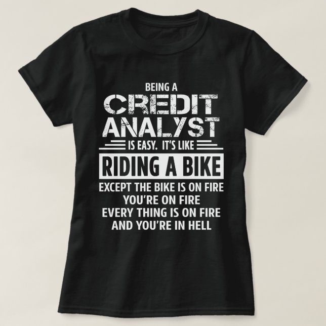 Credit Analyst T-Shirt (Design Front)