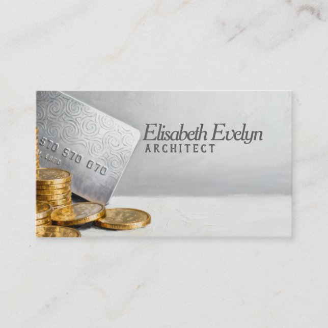 Credit Card and Gold Coins f854 (Front)