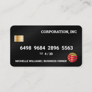 Credit Card   Black Carbon Fibre
