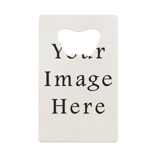 Credit Card Bottle Opener Personalised Openers (Front)