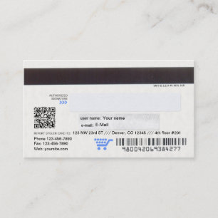 Credit Card design business card