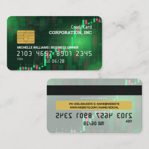 Credit Card   Financial Candle Stick Chart