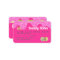 Credit card glitter drips beauty pink monogram